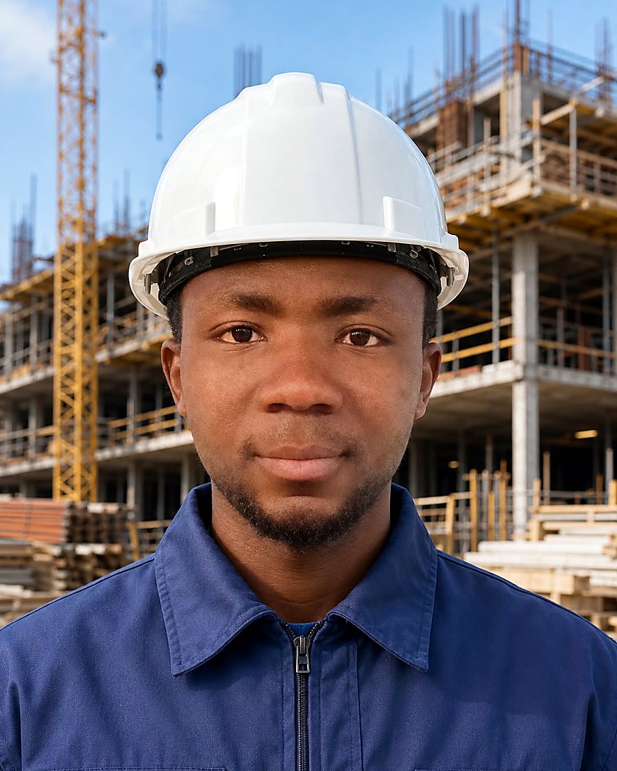 Le responsable et promoteur de BÂTINOVA sur un chantier
